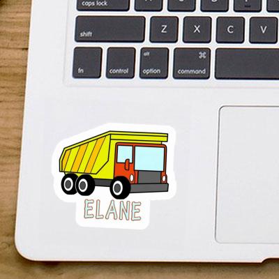 Autocollant Elane Camion à benne Notebook Image