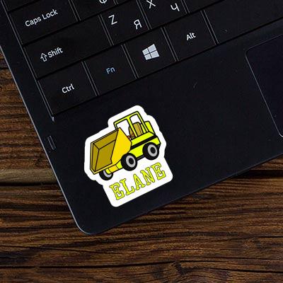 Elane Sticker Front Tipper Notebook Image