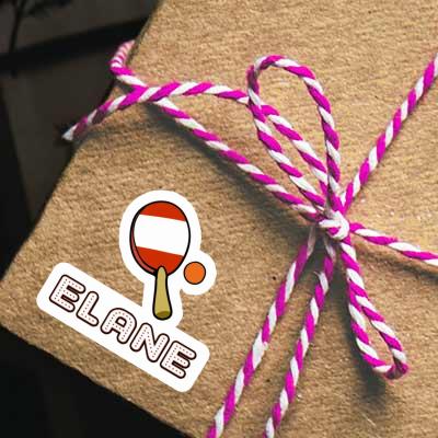 Sticker Elane Table Tennis Racket Image