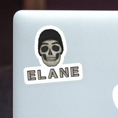 Elane Sticker Totenkopf Laptop Image