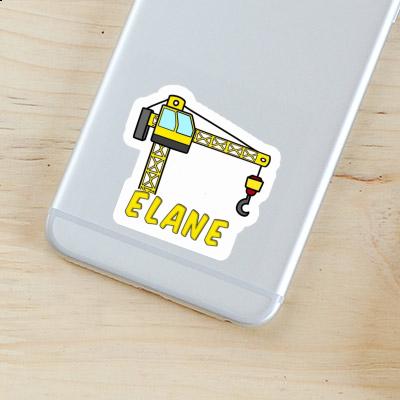 Sticker Tower Crane Elane Notebook Image