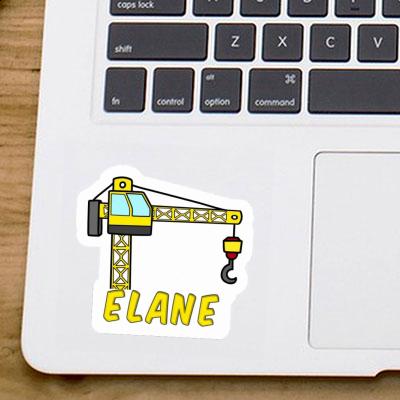 Sticker Tower Crane Elane Notebook Image