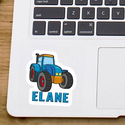 Autocollant Tracteur Elane Image