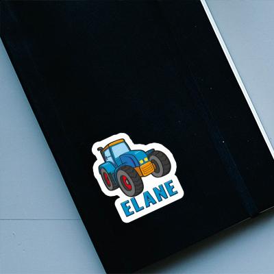 Autocollant Tracteur Elane Laptop Image