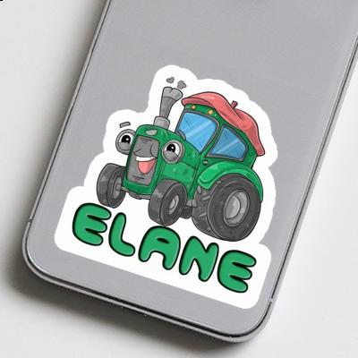 Elane Autocollant Tracteur Notebook Image