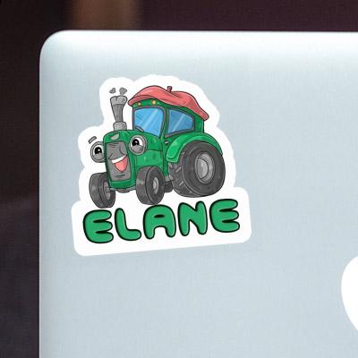 Elane Autocollant Tracteur Notebook Image