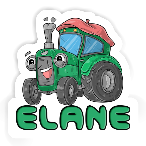 Sticker Tractor Elane Image