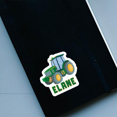 Elane Sticker Tractor Notebook Image