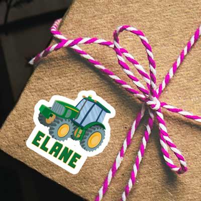 Tracteur Autocollant Elane Notebook Image