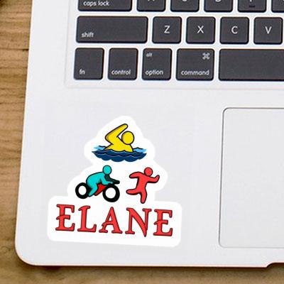 Sticker Elane Triathlete Notebook Image