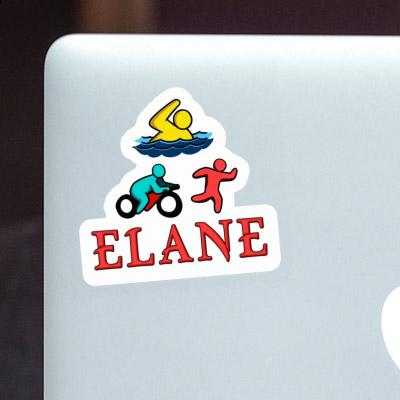 Sticker Triathlet Elane Image