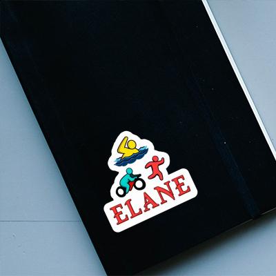 Sticker Elane Triathlete Notebook Image