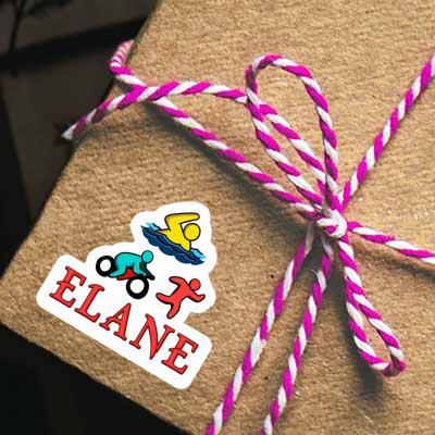 Triathlète Autocollant Elane Gift package Image