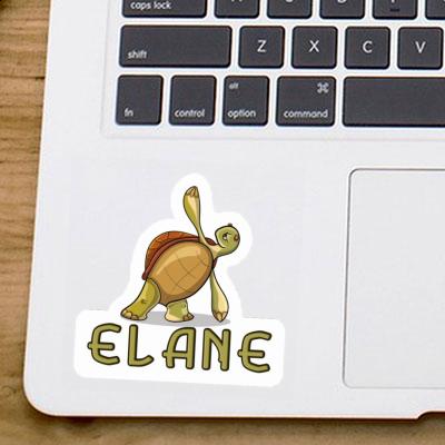 Sticker Yoga-Schildkröte Elane Gift package Image