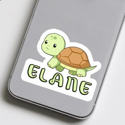 Elane Sticker Schildkröte Notebook Image