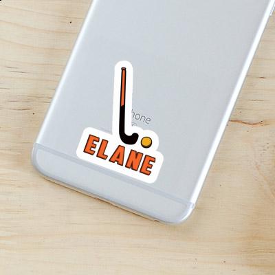 Elane Sticker Floorball Stick Laptop Image