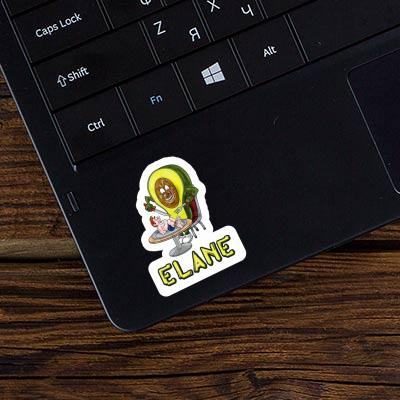 Avocado Sticker Elane Laptop Image