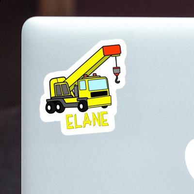 Autocollant Grue automotrice Elane Laptop Image