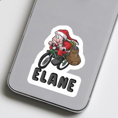 Sticker Elane Bicycle Rider Image