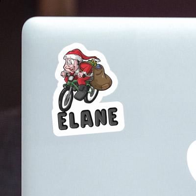 Sticker Elane Bicycle Rider Laptop Image