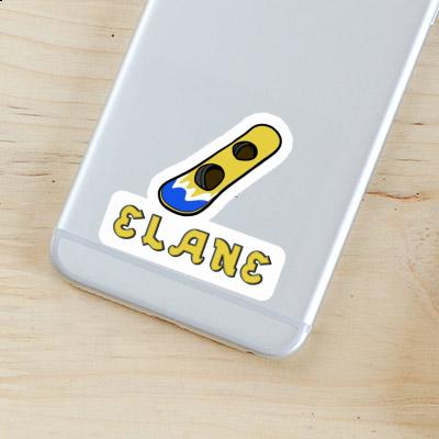 Elane Sticker Wakeboard Notebook Image