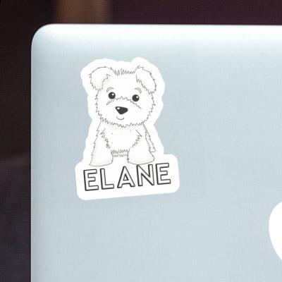 Westie Autocollant Elane Laptop Image