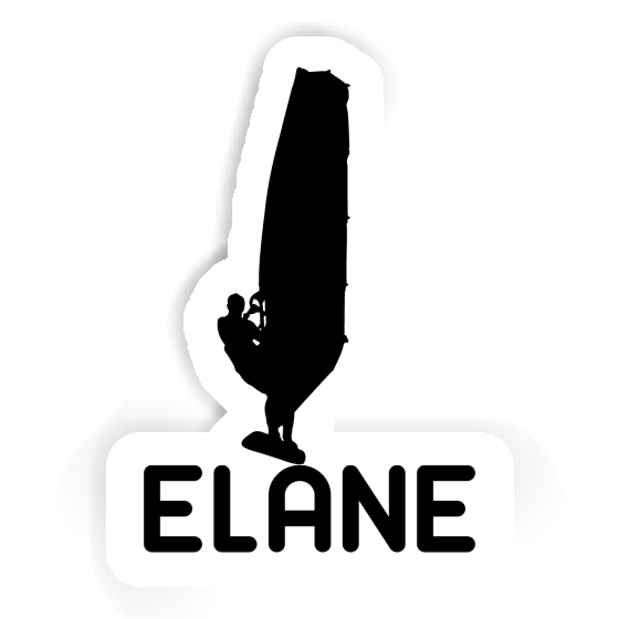 Elane Sticker Windsurfer Laptop Image