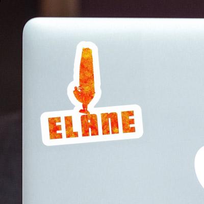 Elane Sticker Windsurfer Laptop Image