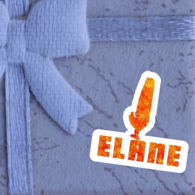 Elane Sticker Windsurfer Notebook Image