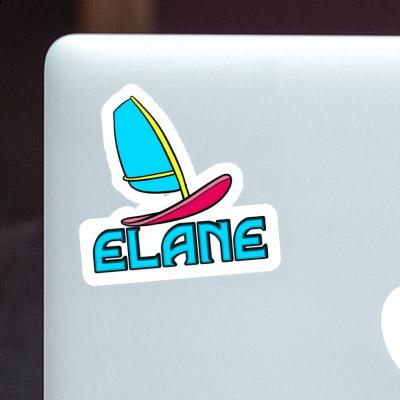 Windsurfbrett Sticker Elane Laptop Image