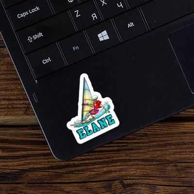 Sticker Elane Windsurfer Notebook Image