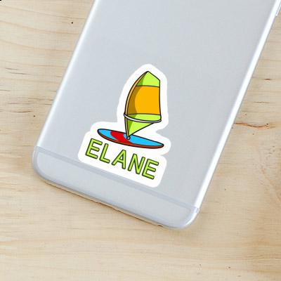 Windsurf Board Sticker Elane Laptop Image