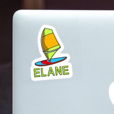 Windsurf Board Sticker Elane Laptop Image