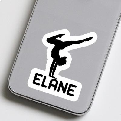 Sticker Yoga Woman Elane Image