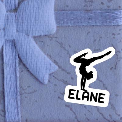 Sticker Yoga Woman Elane Image