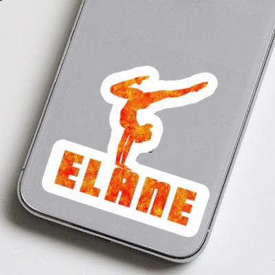 Elane Sticker Yoga Woman Image