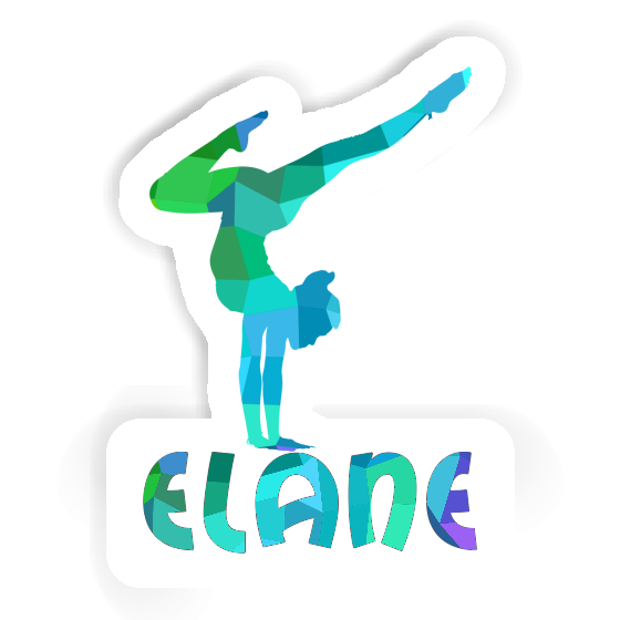 Yoga Woman Sticker Elane Gift package Image