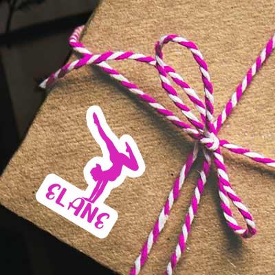 Sticker Elane Yoga Woman Gift package Image