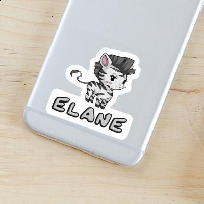 Zebra Sticker Elane Laptop Image