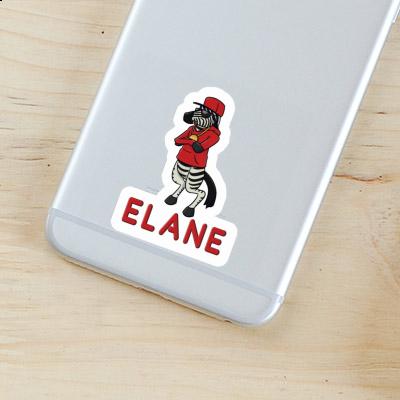 Sticker Zebra Elane Image