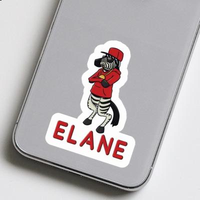 Elane Sticker Zebra Notebook Image