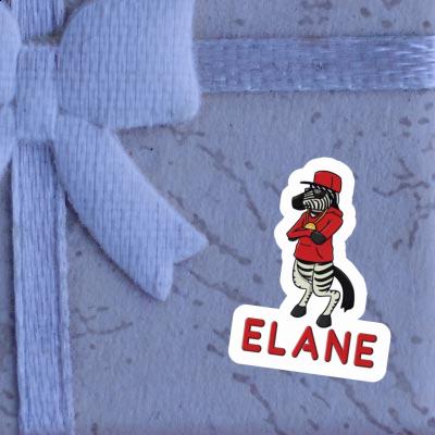 Sticker Zebra Elane Notebook Image