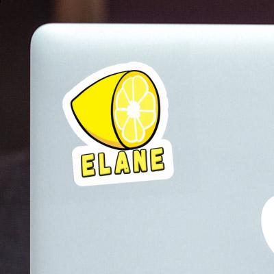 Elane Autocollant Citron Image