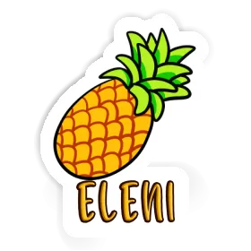 Eleni Autocollant Ananas Image