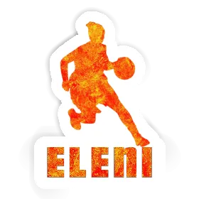 Autocollant Joueuse de basket-ball Eleni Image
