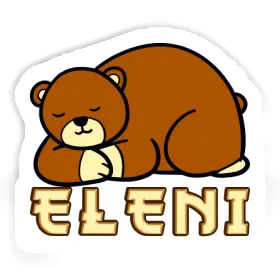Bär Aufkleber Eleni Image