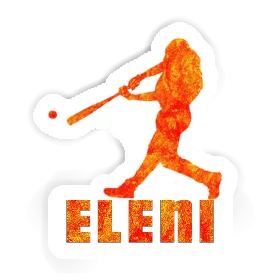 Autocollant Joueur de baseball Eleni Image