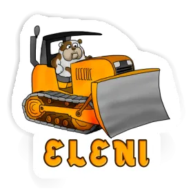Eleni Sticker Bulldozer Image
