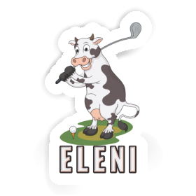 Eleni Aufkleber Golfkuh Image