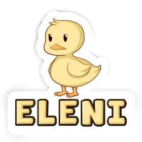 Eleni Aufkleber Ente Image